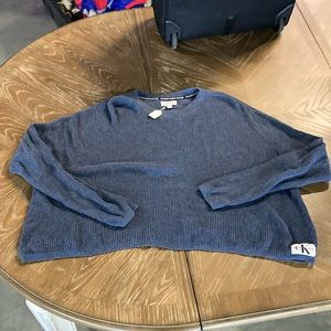 100% cotton Calvin Klein sweater crop